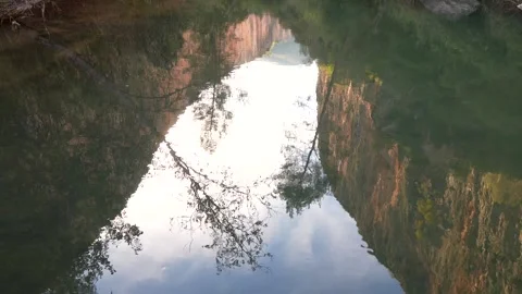 Turia river surface Stock Footage 262962888