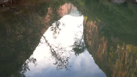 Turia river surface Stock Footage 262962906