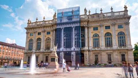 Turin building hyperlapse Видео 97403982