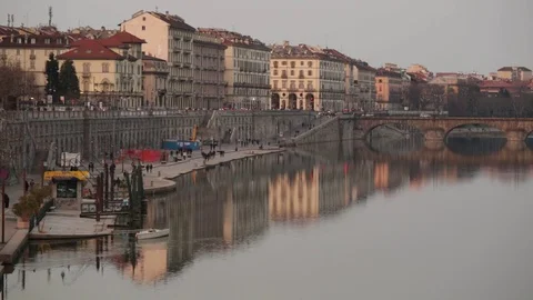 Turin landscape Stock Footage 77802705