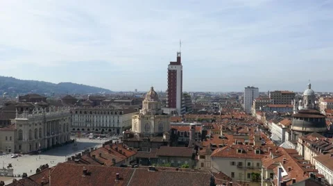 Turin - Panoramia - Motion view Stock Footage 66147418
