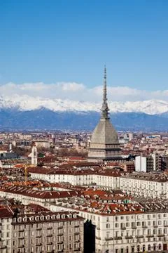Turin panoramic view Stock Photos