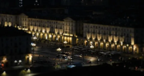 Turin: tilt shift 库存影片 92796998