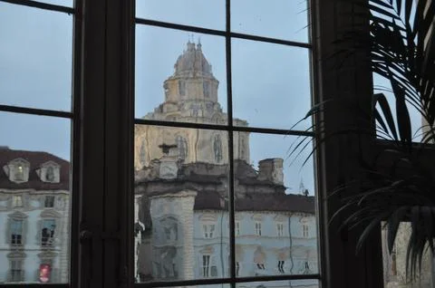 Turin from a window Foto stock