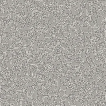 Turing abstract pattern background sketch engraving vector illustration. T-shirt Stock Illustration