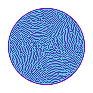 Turing abstract pattern background sketch engraving vector illustration. T-shirt Illustrazione stock