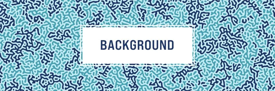 Turing background, organic liquid texture. Pattern with fluid ink shapes, tur Illustrazione stock