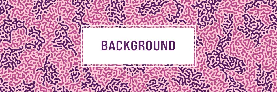 Turing background, organic liquid texture. Pattern with fluid ink shapes, pin Illustrazione stock