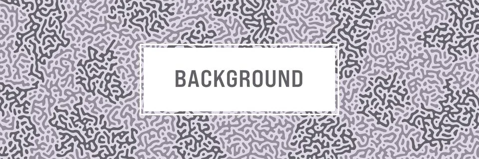 Turing background, organic liquid texture. Pattern with fluid ink shapes, gra Stock Illustration