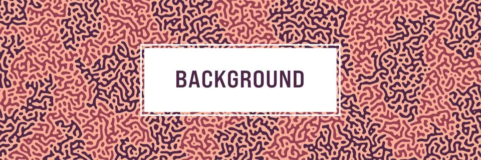 Turing background, organic liquid texture. Pattern with fluid ink shapes, cho イラスト素材
