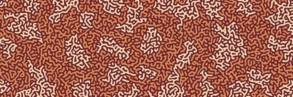 Turing background, organic liquid texture. Pattern with fluid ink shapes, bei Stock Illustration