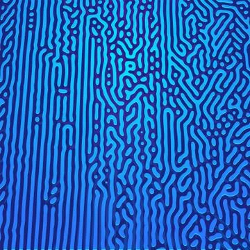 Turing morphogenesis reaction diffusion pattern. Stock Illustration