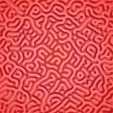 Turing morphogenesis reaction diffusion pattern. Stock Illustration