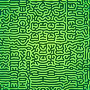 Turing morphogenesis reaction diffusion pattern. Stock Illustration