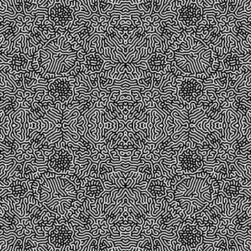 Turing morphogenesis reaction diffusion pattern. Stock Illustration