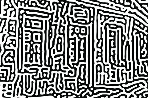 Turing Pattern Background 库存插图