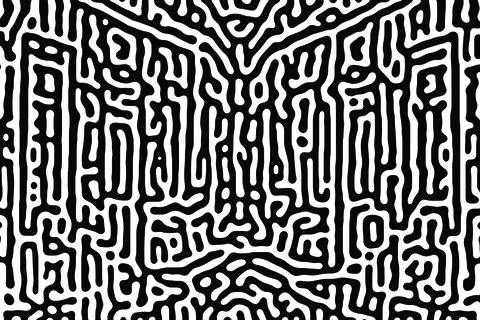 Turing Pattern Background 库存插图