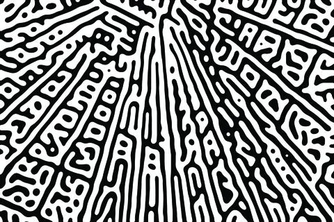 Turing Pattern Background Stock Illustration