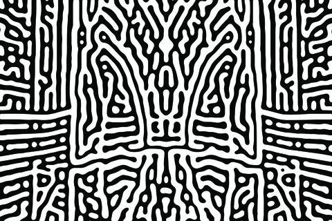 Turing Pattern Background 스톡 일러스트