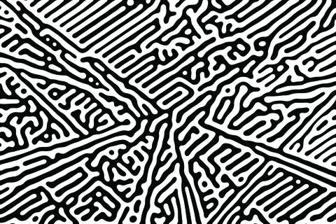 Turing Pattern Background Stockillustratie