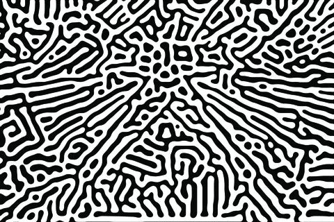 Turing Pattern Background 库存插图