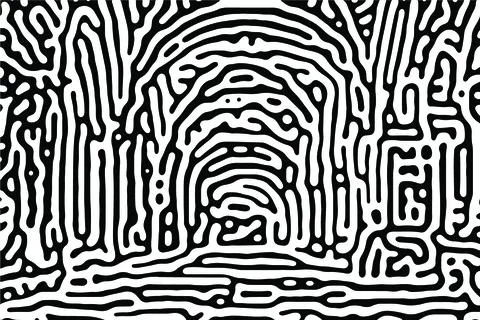 Turing Pattern Background Illustrazione stock