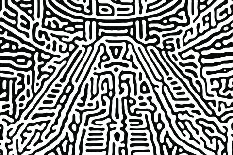 Turing Pattern Background Stock Illustration