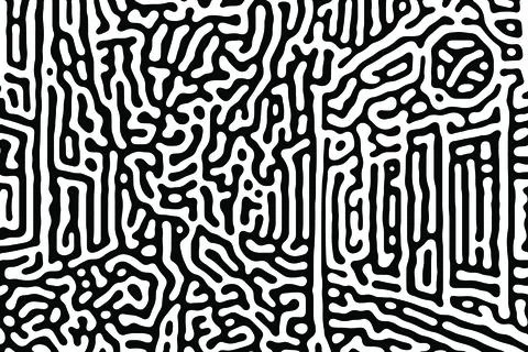 Turing Pattern Background Illustrazione stock