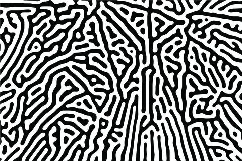 Turing Pattern Background Illustrazione stock