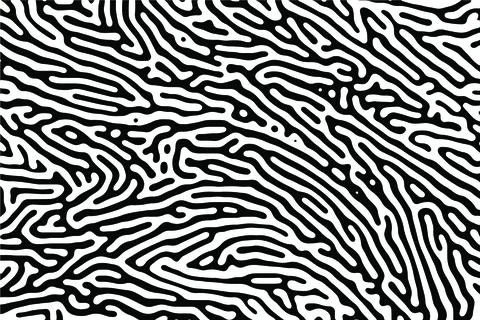 Turing Pattern Background Illustrazione stock