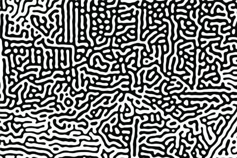 Turing Pattern Background Illustrazione stock