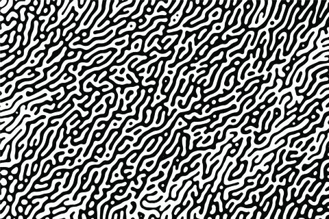 Turing Pattern Background Stock Illustration