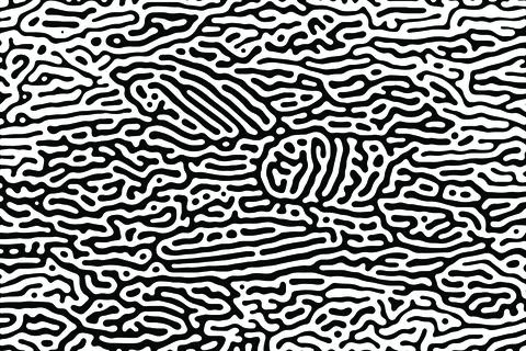 Turing Pattern Background Illustrazione stock