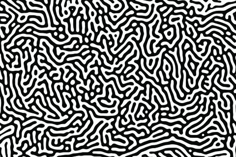 Turing Pattern Background Stock Illustration