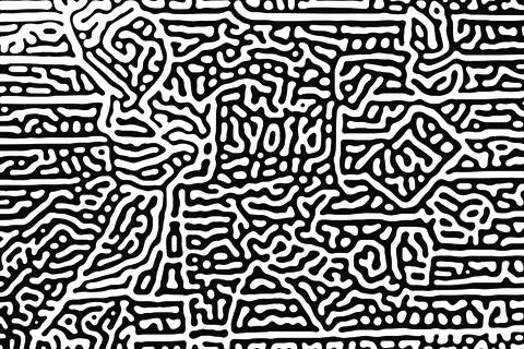 Turing Pattern Background 库存插图