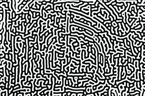 Turing Pattern Background Illustrazione stock