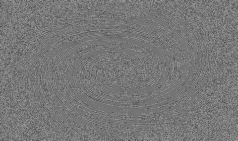 Turing pattern. Geometric abstract pattern. Radial abstraction Stock Illustration