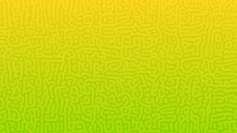 Turing reaction colorful background Stock Illustration