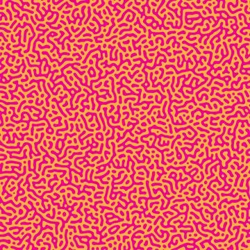 Turing seamless pattern. Organic lines. Complex Biological Shapes Stock Illustration