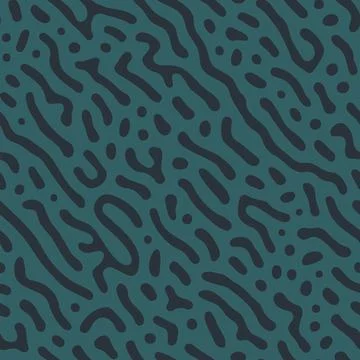 A turing style organic seamless vector pattern Illustrazione stock