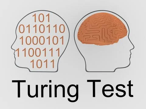 Turing Test concept Stock Photos