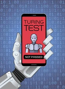 The Turing Test Has Been Failed By A Robot Stock-Illustration