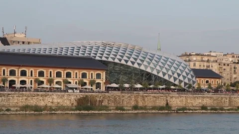 On a turist ship Stock Footage 80613956