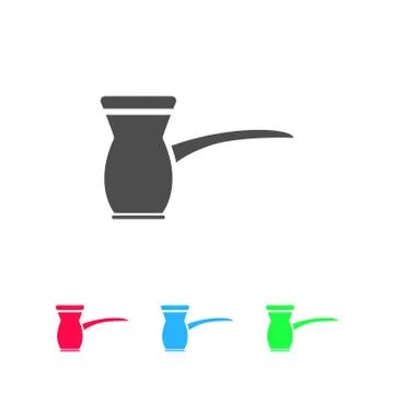 Turk icon flat Stock Illustration