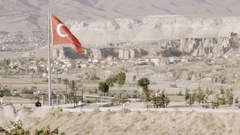 Turkey-0005-Turkeyflagman Stock Footage 129510231