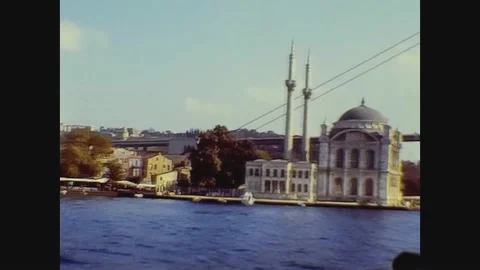 Turkey 1974, Istambul view Stock Footage 158917098