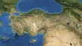 Turkey. 3d earth in space - zoom in on Turkey contoured 4k 4k or 4k+ Resolution