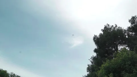 Turkey. Airplane on sky Stock Footage 131861917