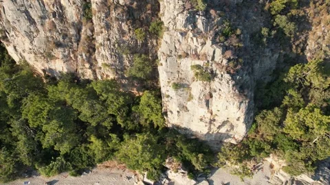 Turkey Akyaka Aerial Beach Stock-Footage 314748847