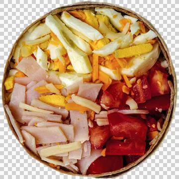 Turkey and egg wrap Stock Photos